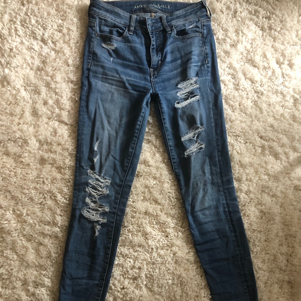 American Eagle Ripped Jeggings